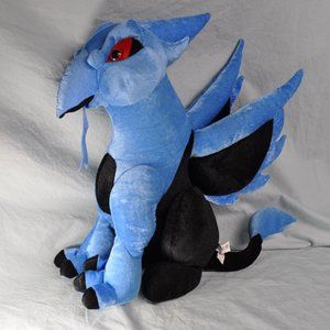 plush cedar point blue dragon gargoyle gatekeeper stuffed animal 2021 (w1307)